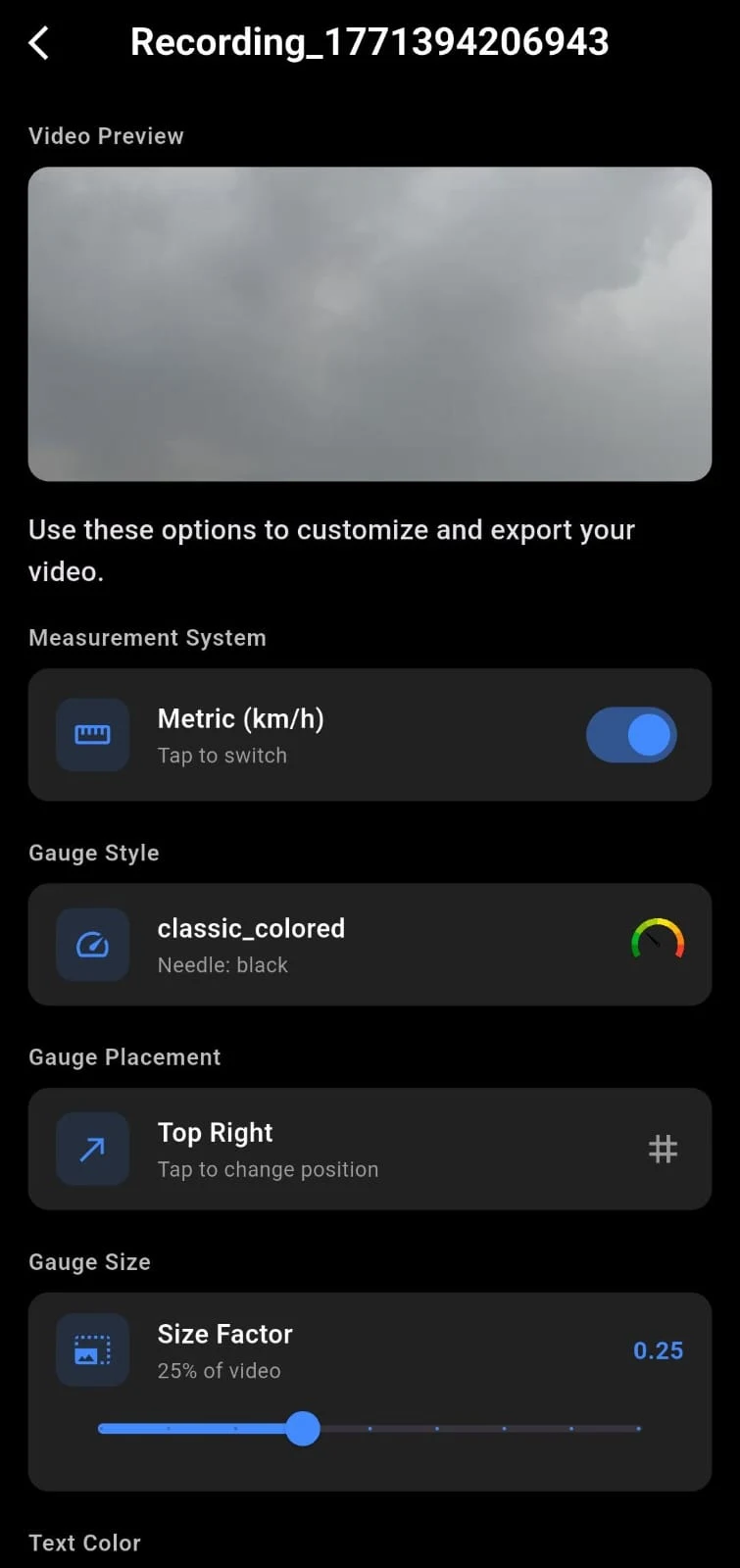 TurboGauge: Video Speedometer screenshot