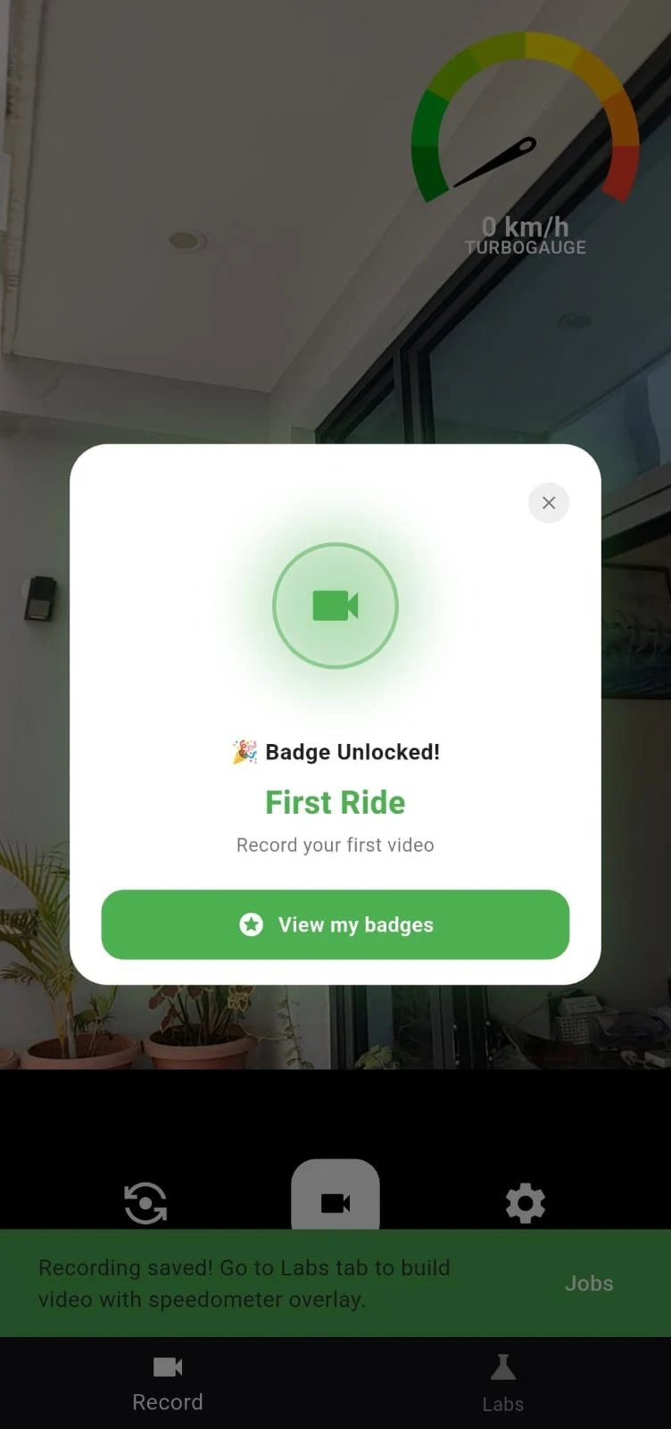 TurboGauge: Video Speedometer screenshot