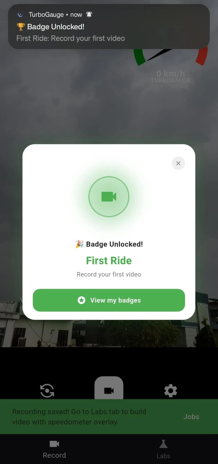 TurboGauge: Video Speedometer screenshot