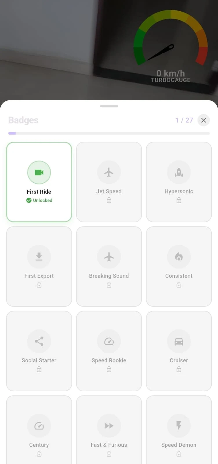 TurboGauge: Video Speedometer screenshot